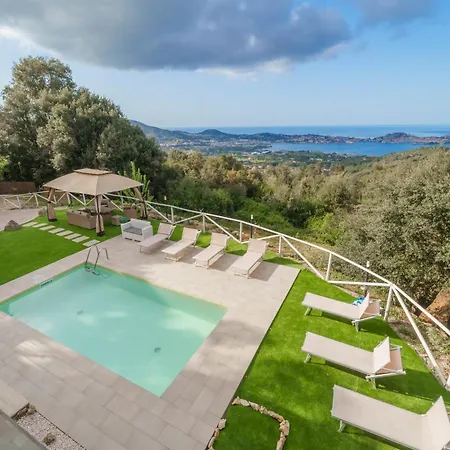 Luxury Liam With Pool And Sea View - Goelba Villa *
