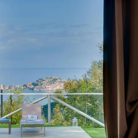Luxury Liam With Pool And Sea View - Goelba Willa