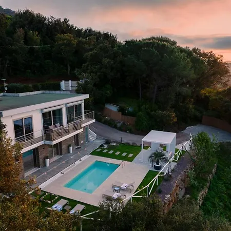 Willa Luxury Liam With Pool And Sea View - Goelba *