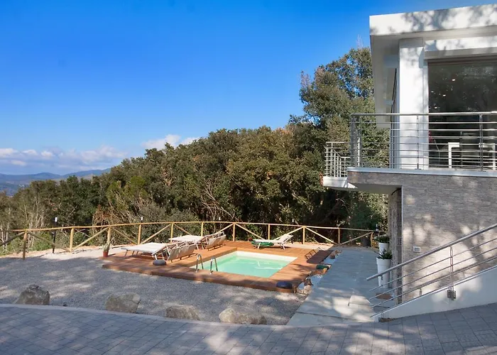 Villa Luxury Liam With Pool And Sea View - Goelba *