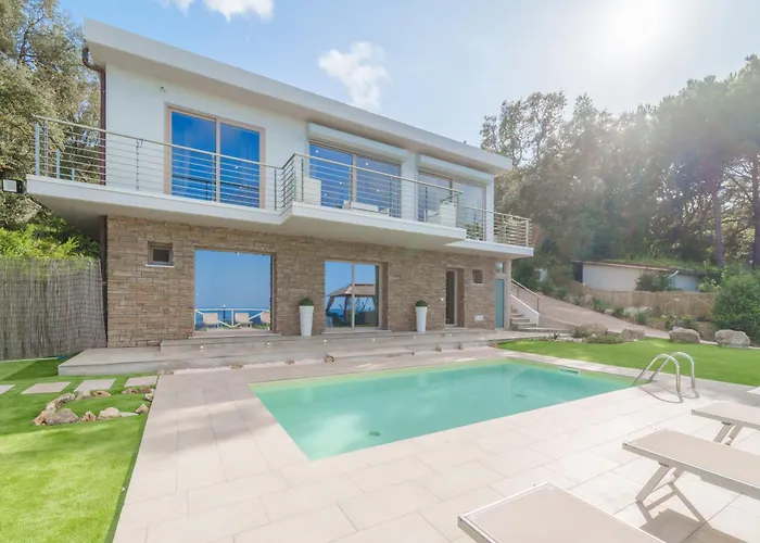 Luxury Liam With Pool And Sea View - Goelba *