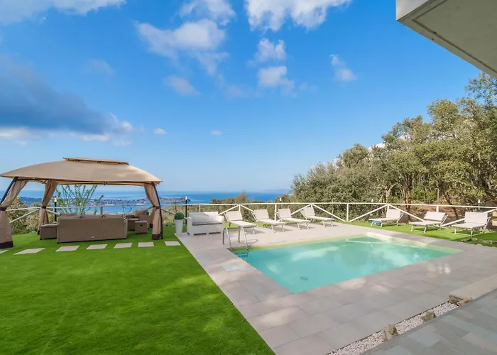 Villa Luxury Liam With Pool And Sea View - Goelba *