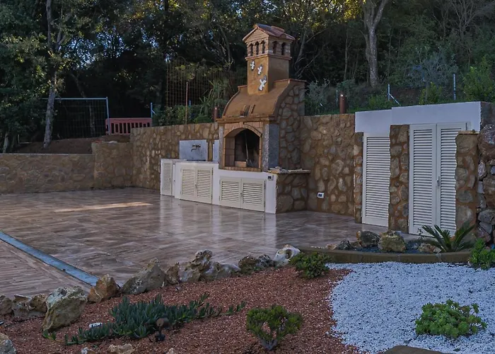 Luxury Liam With Pool And Sea View - Goelba Vila *